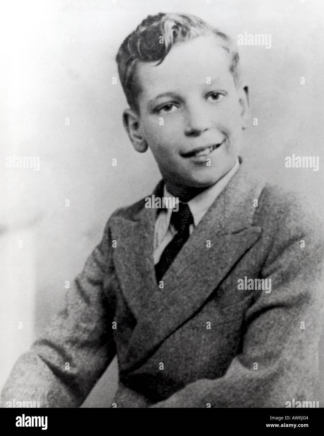 TOM JONES UK singer in about 1950 Stock Photo