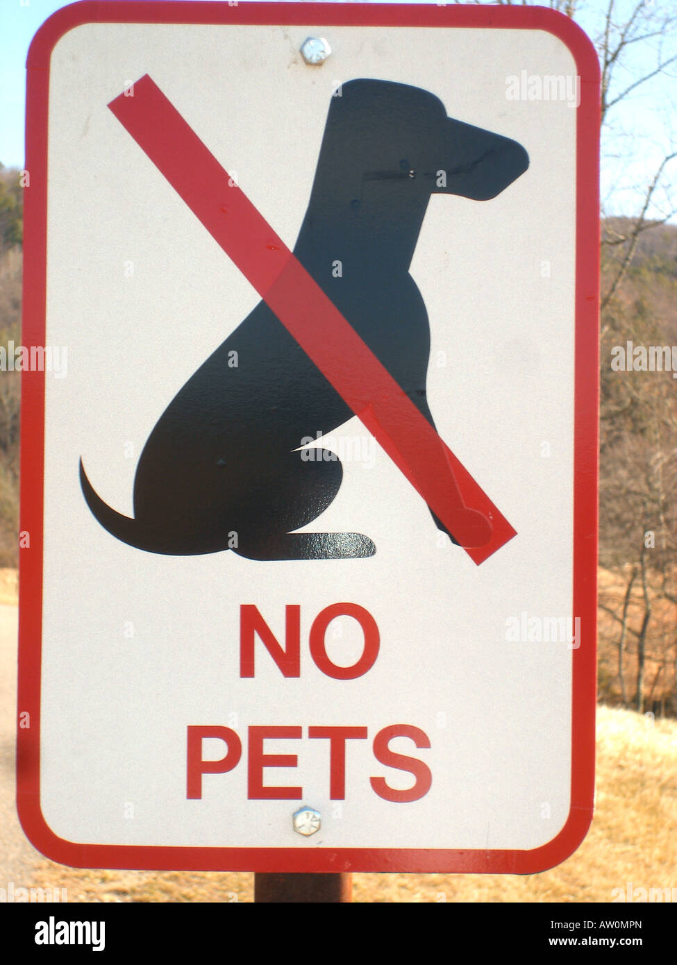 AJD59626, No Pets sign Stock Photo