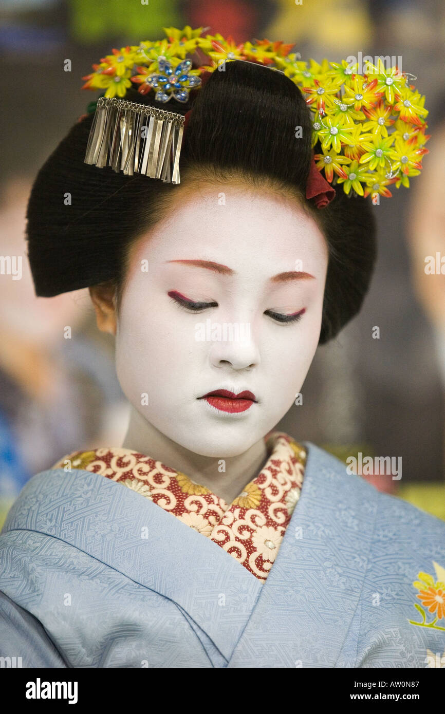 Maiko - young geisha - of Kyoto 2 Stock Photo