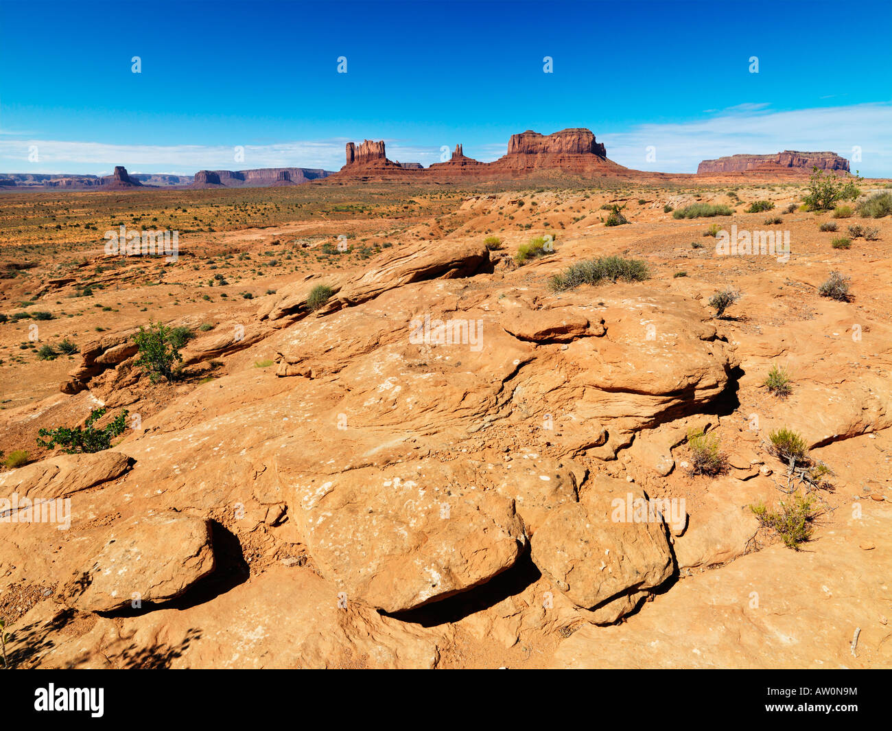 Desert mesa. Stock Photo