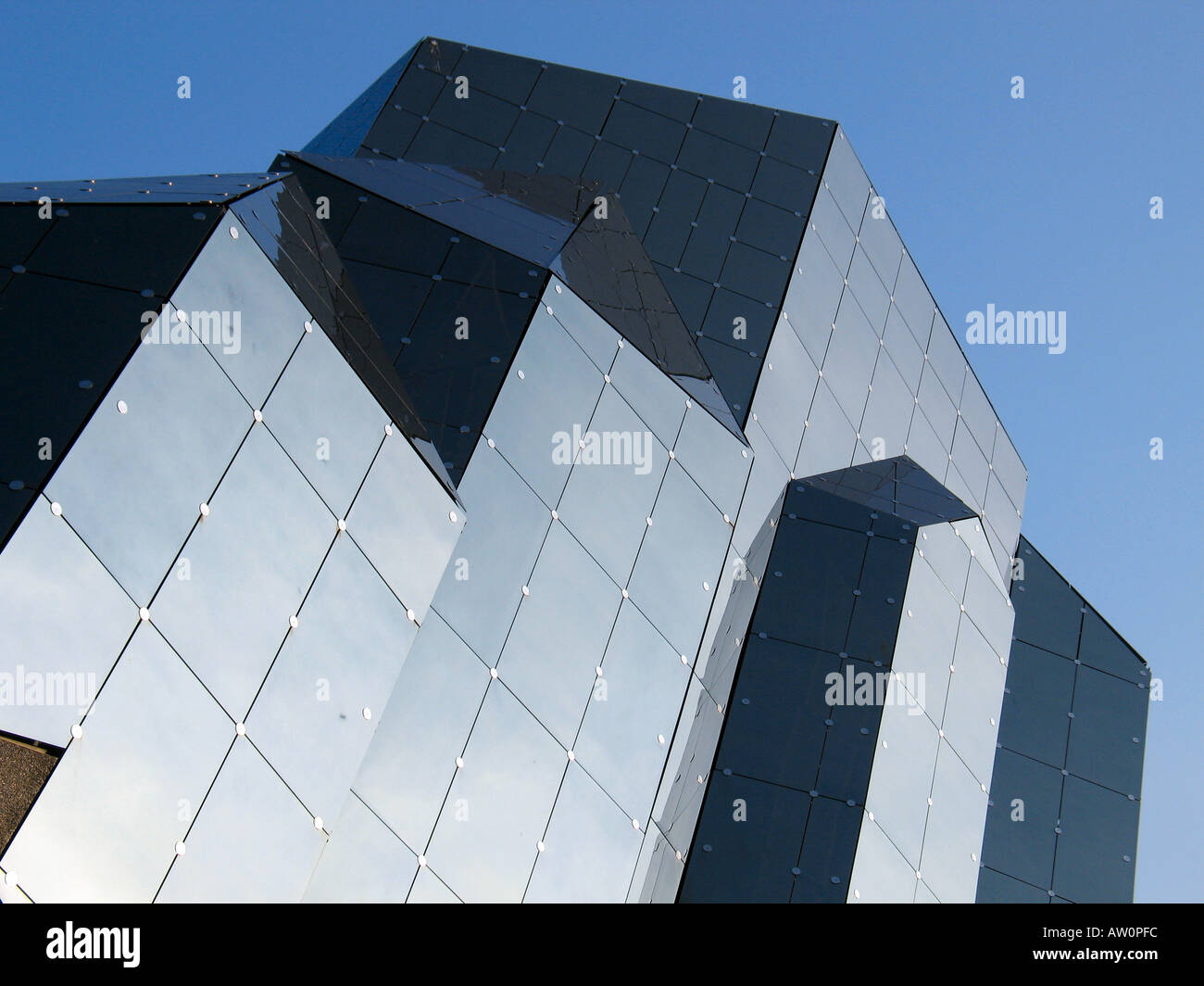 Forms of Future Modern Architecture Facade Stock Photo - Alamy