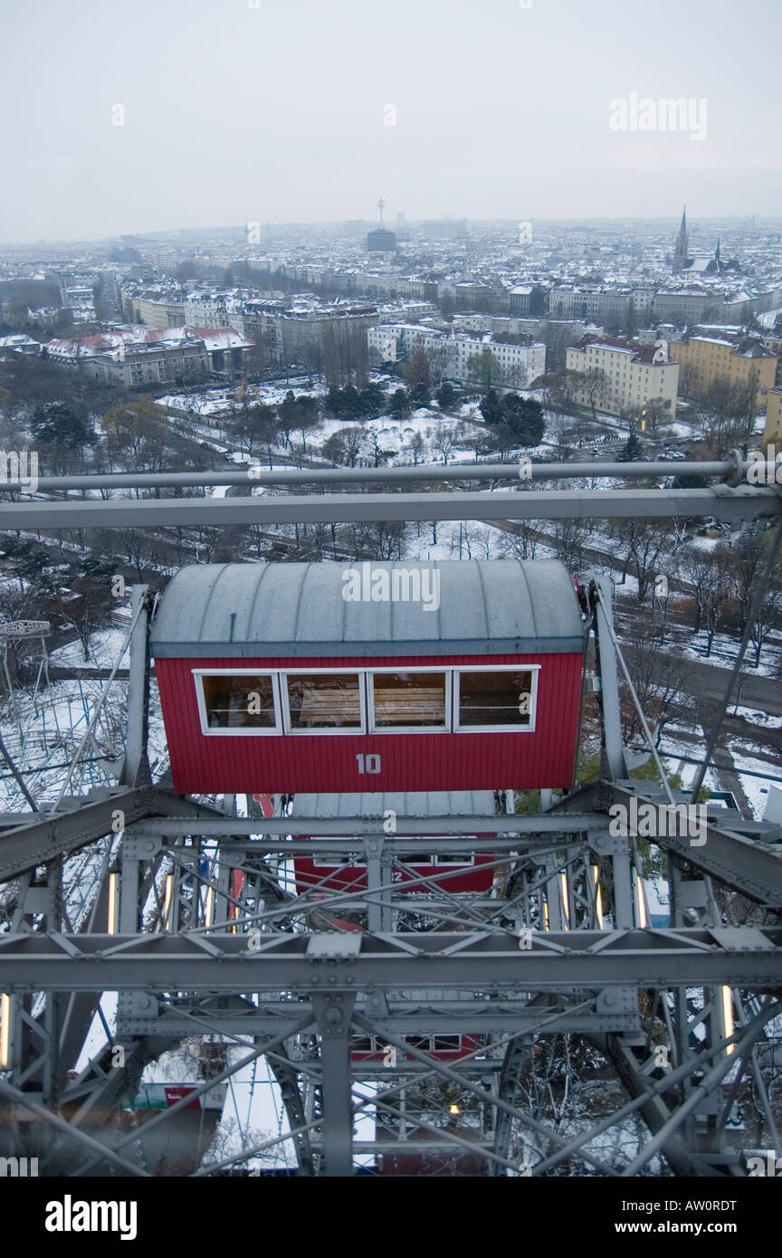 Vienna views in the Riesenrad in the Wiener Prater Stock Photo - Alamy