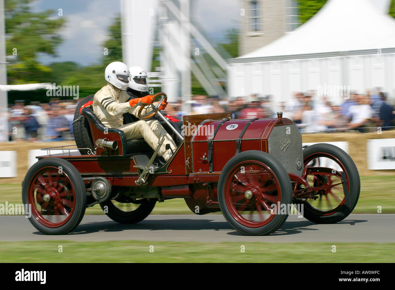 1904 Fiat 75hp at Goodwood Festival of Speed, Sussex, UK Stock Photo