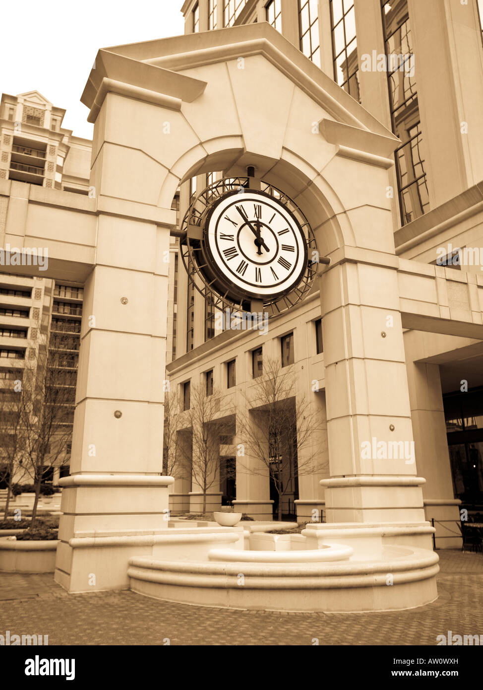 VIRGINIA USA clock face Stock Photo Alamy