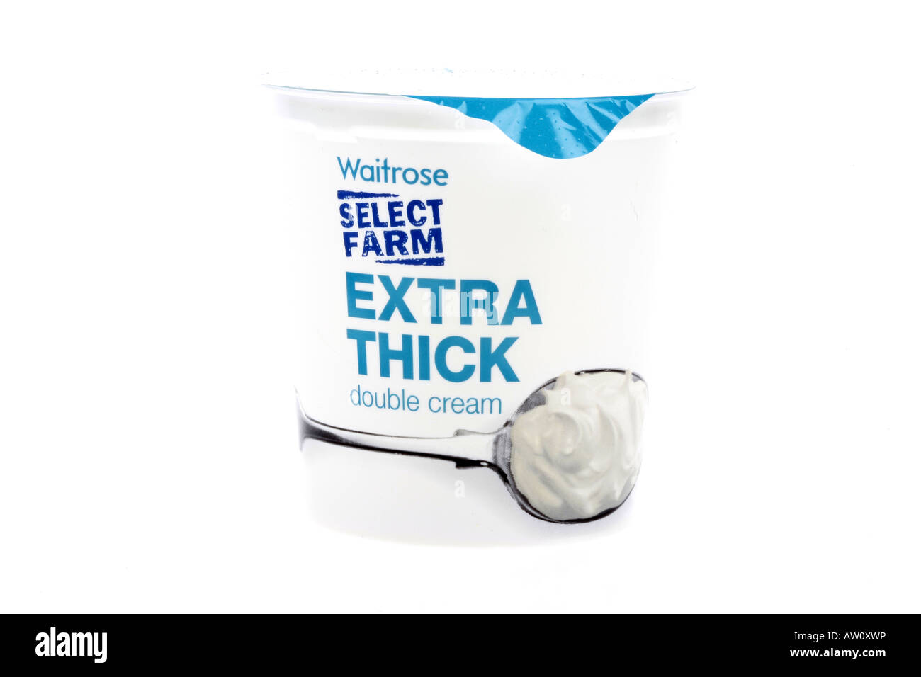Extra Thick Cream Stock Photo Alamy