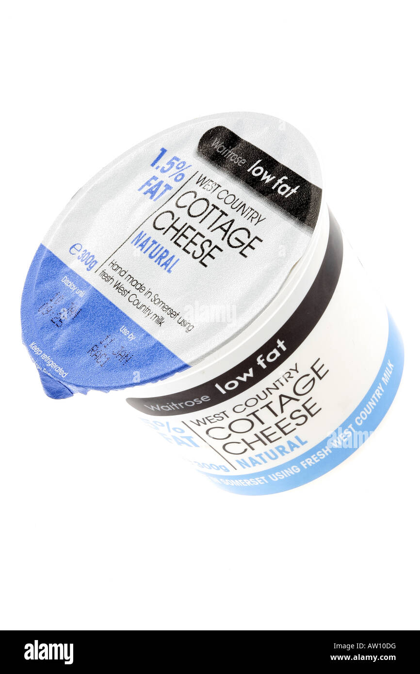 Low Fat Cottage Cheese Stock Photo - Alamy