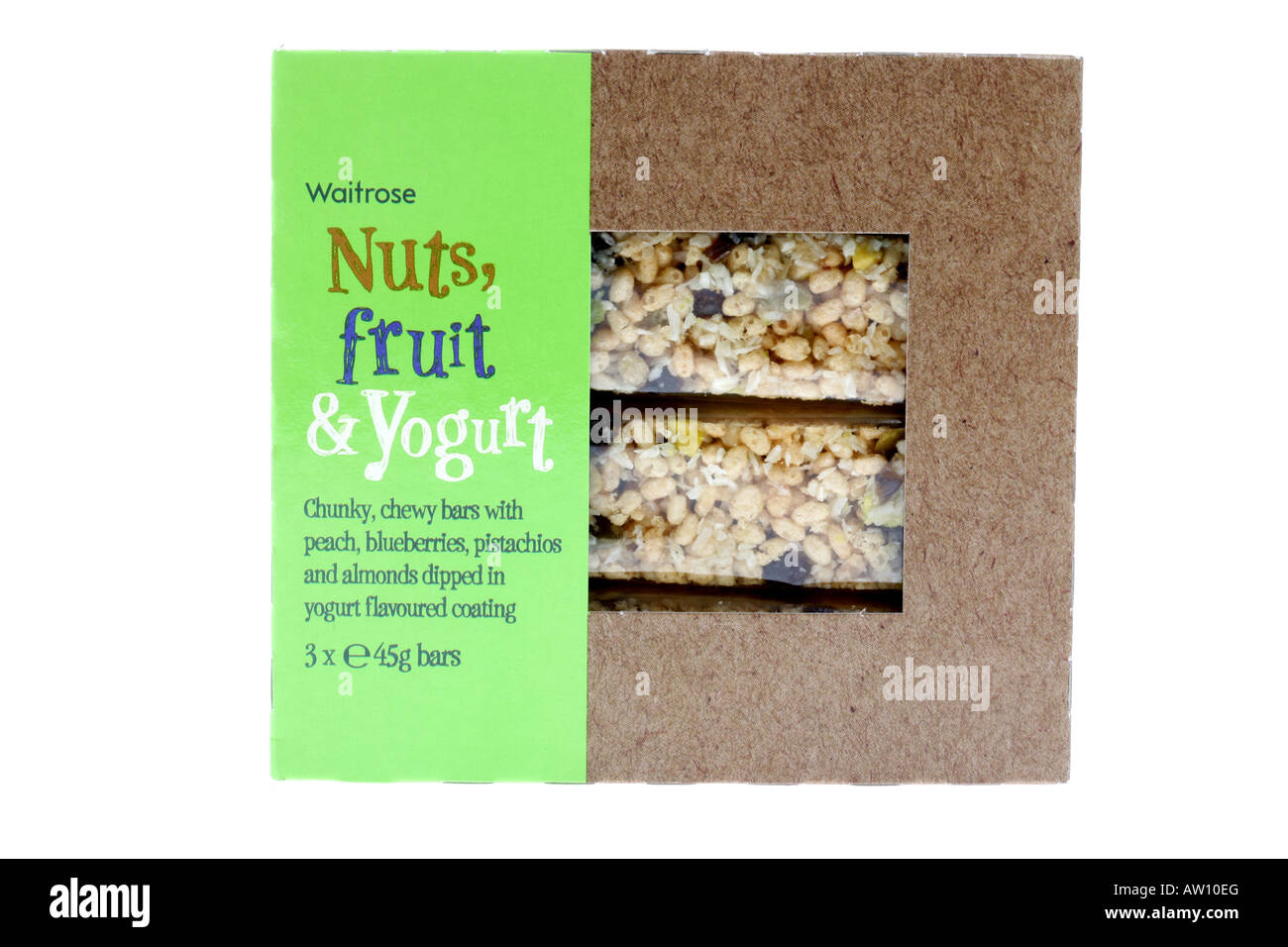 Fruit and Nut Cereal Bars Stock Photo Alamy