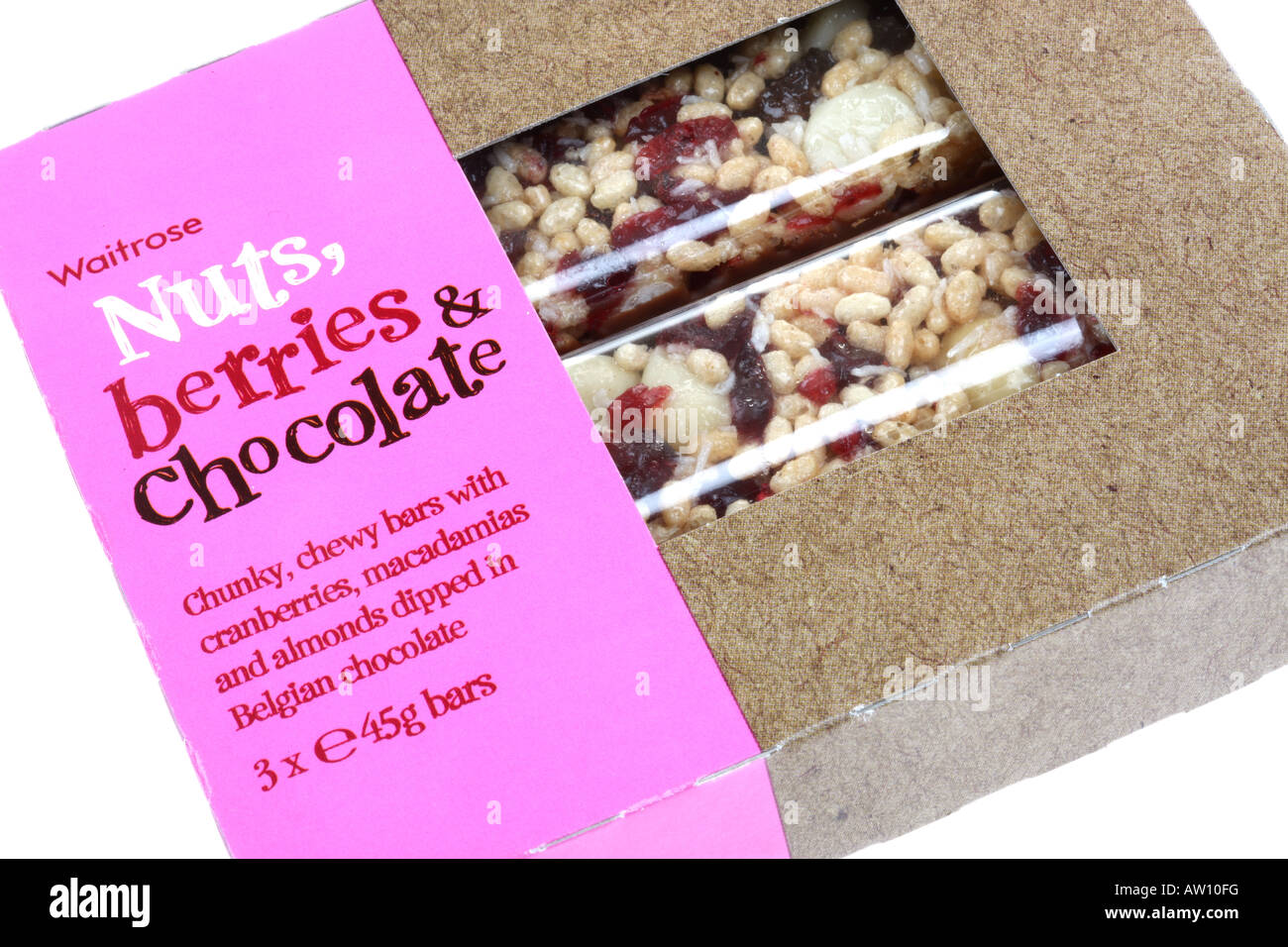 Fruit and Nut Cereal Bars Stock Photo Alamy