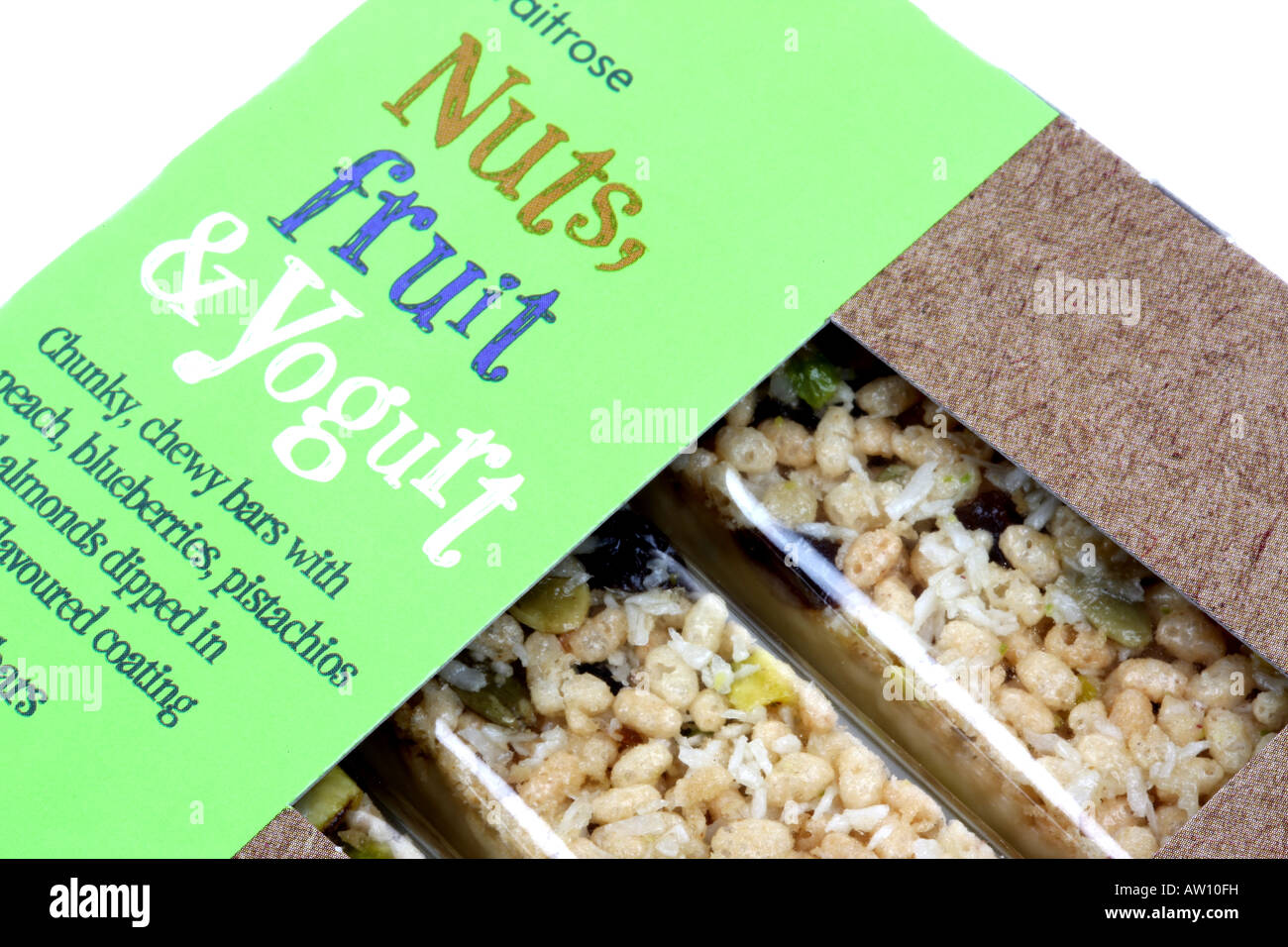 Fruit and Nut Cereal Bars Stock Photo Alamy