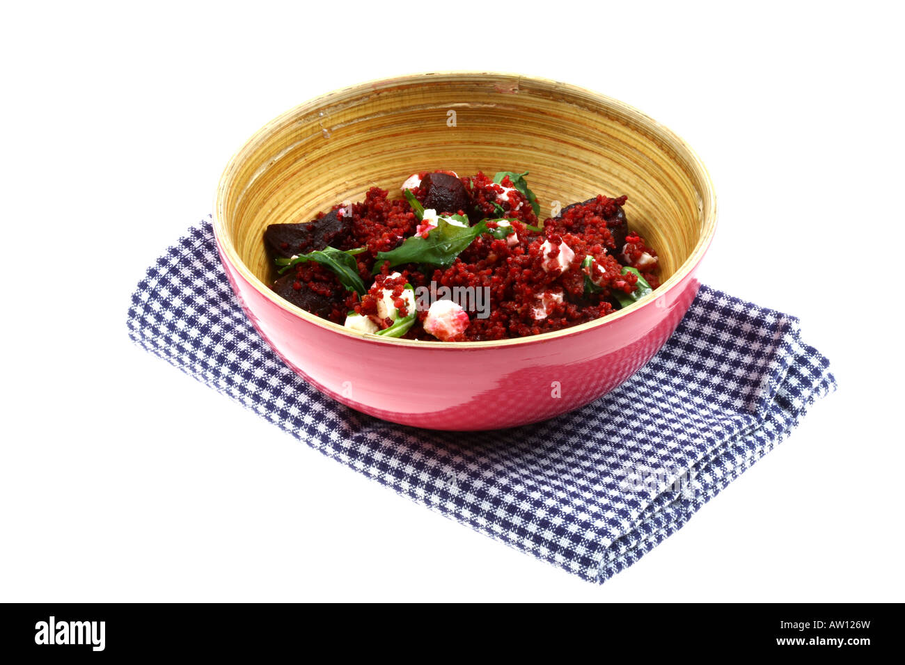 Feta Cheese Couscous and Beetroot Salad Stock Photo Alamy