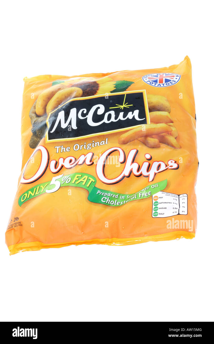 Frozen chips bag Cut Out Stock Images & Pictures Alamy