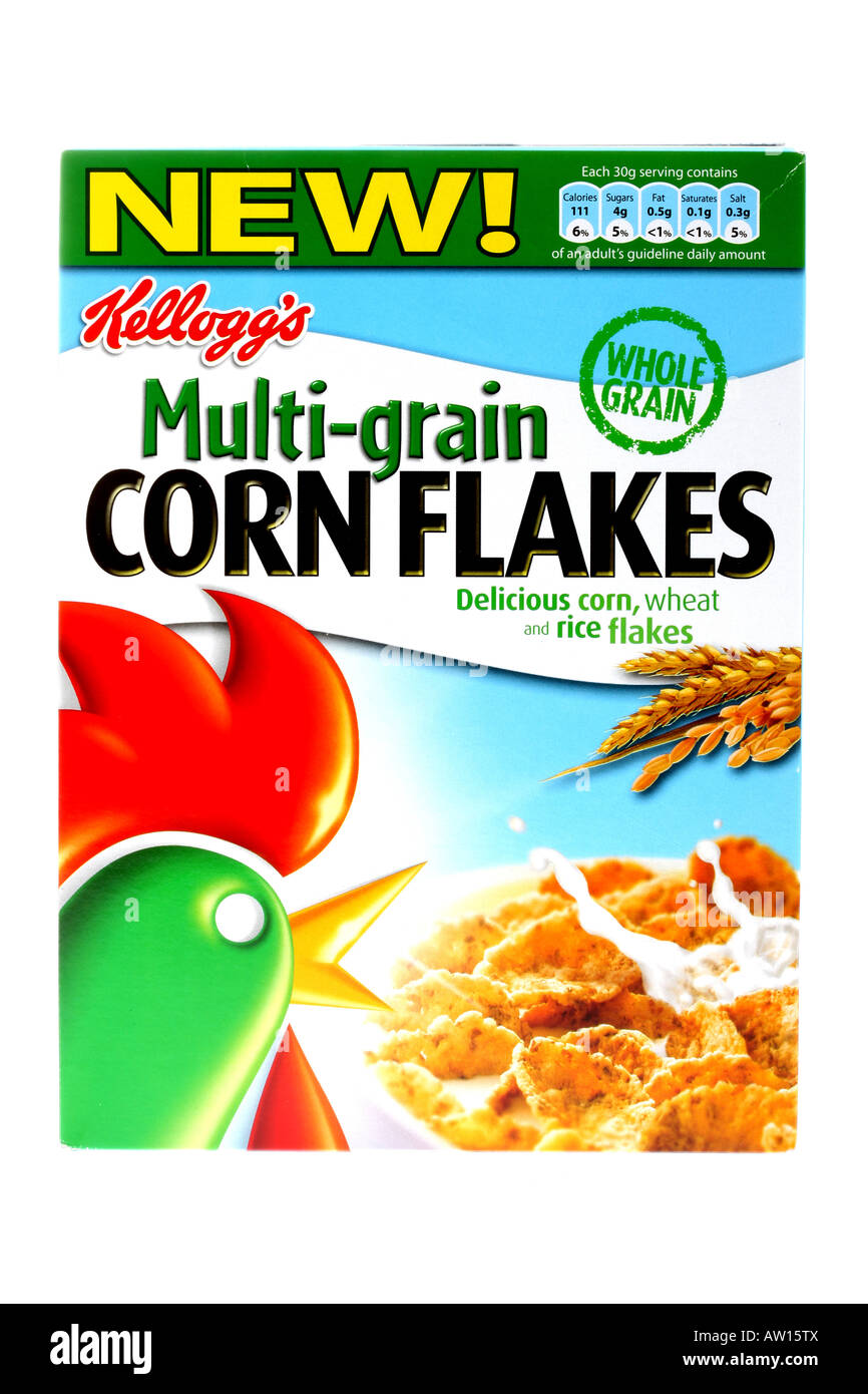 Kelloggs cornflakes box hi-res stock photography and images - Alamy