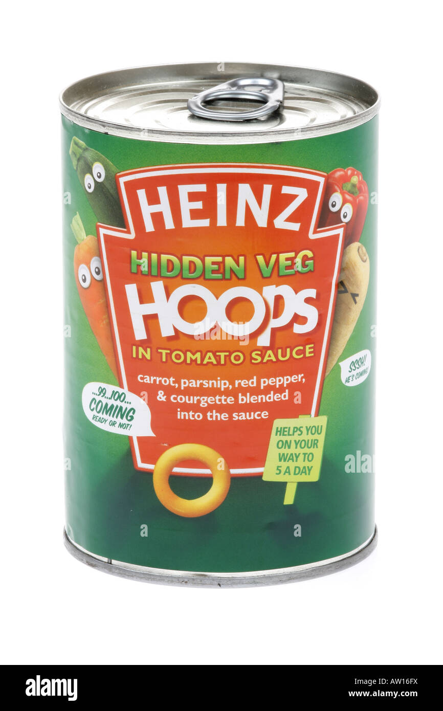 Tin of heinz spaghetti hoops Cut Out Stock Images & Pictures Alamy