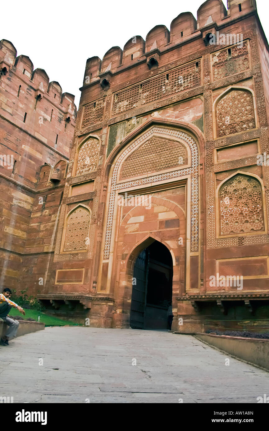 Agra Fort India A UNESCO World Heritage Site Stock Photo