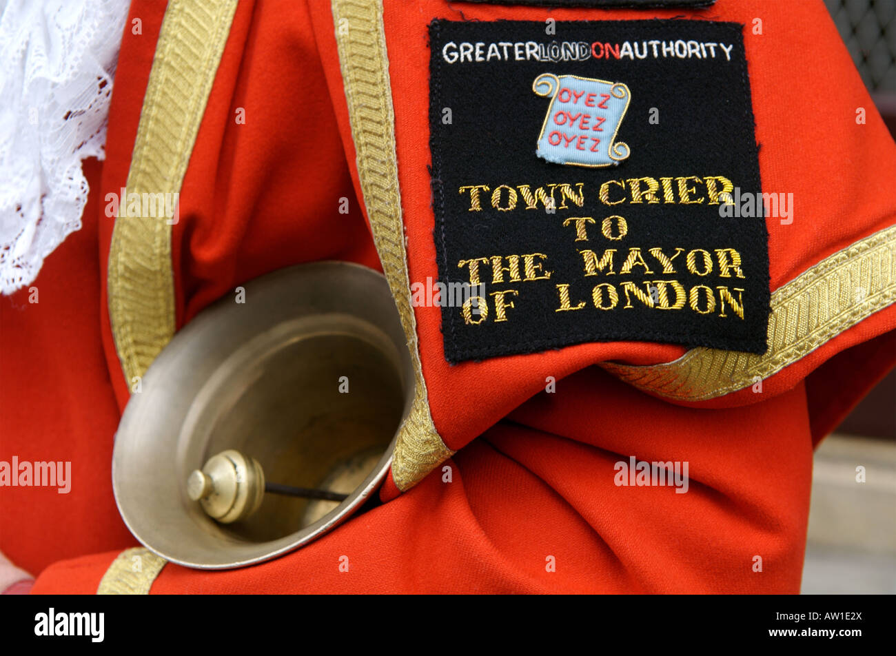 Town Crier for the Mayor of London Stock Photo