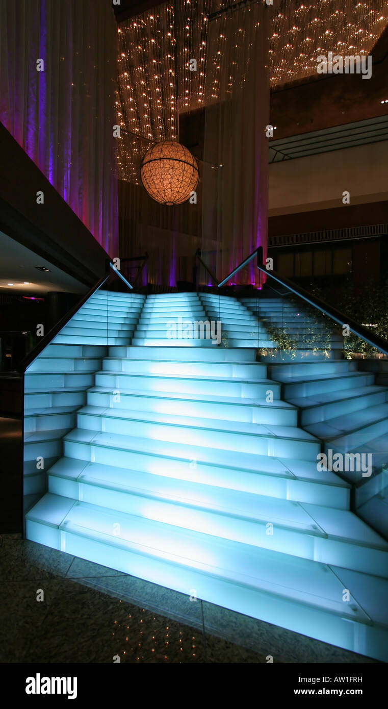 Illuminated stairs hi-res stock photography and images - Alamy