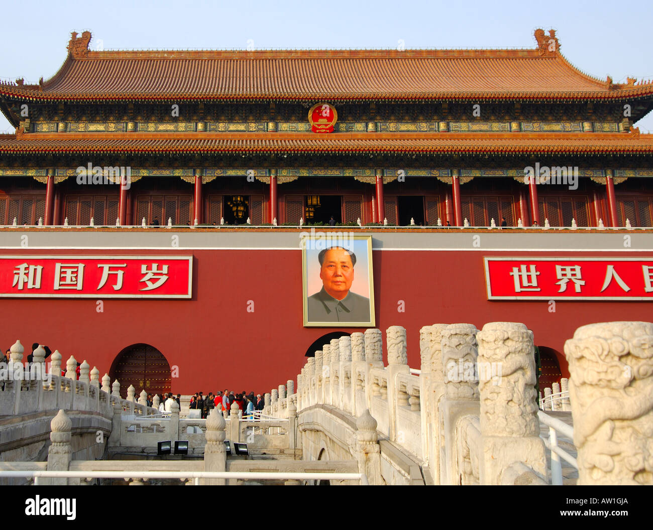 Gate of the Heavenly Peace, Beijing, China Stock Photo Alamy