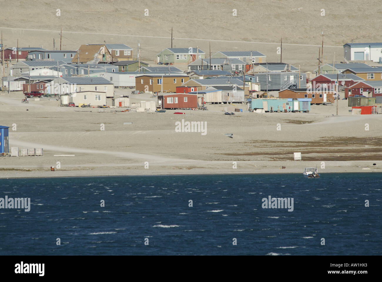 Inuit community of Resolute Bay Cornwallis Island Parry Channel at the