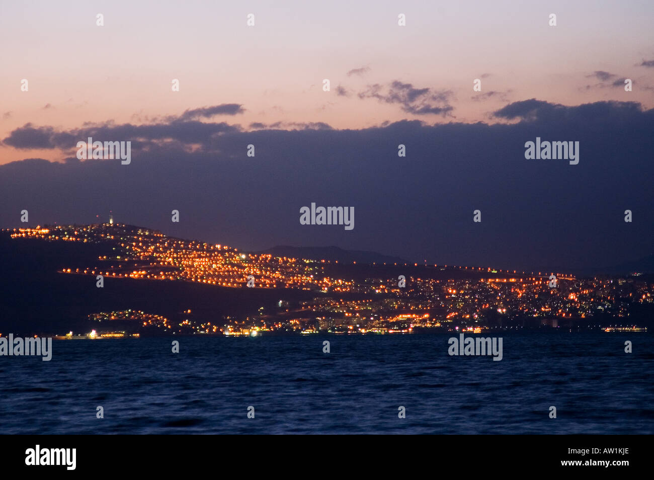 Israel Sea of Galilee Yam Kinneret Lake Tiberias Gennesaret in front of