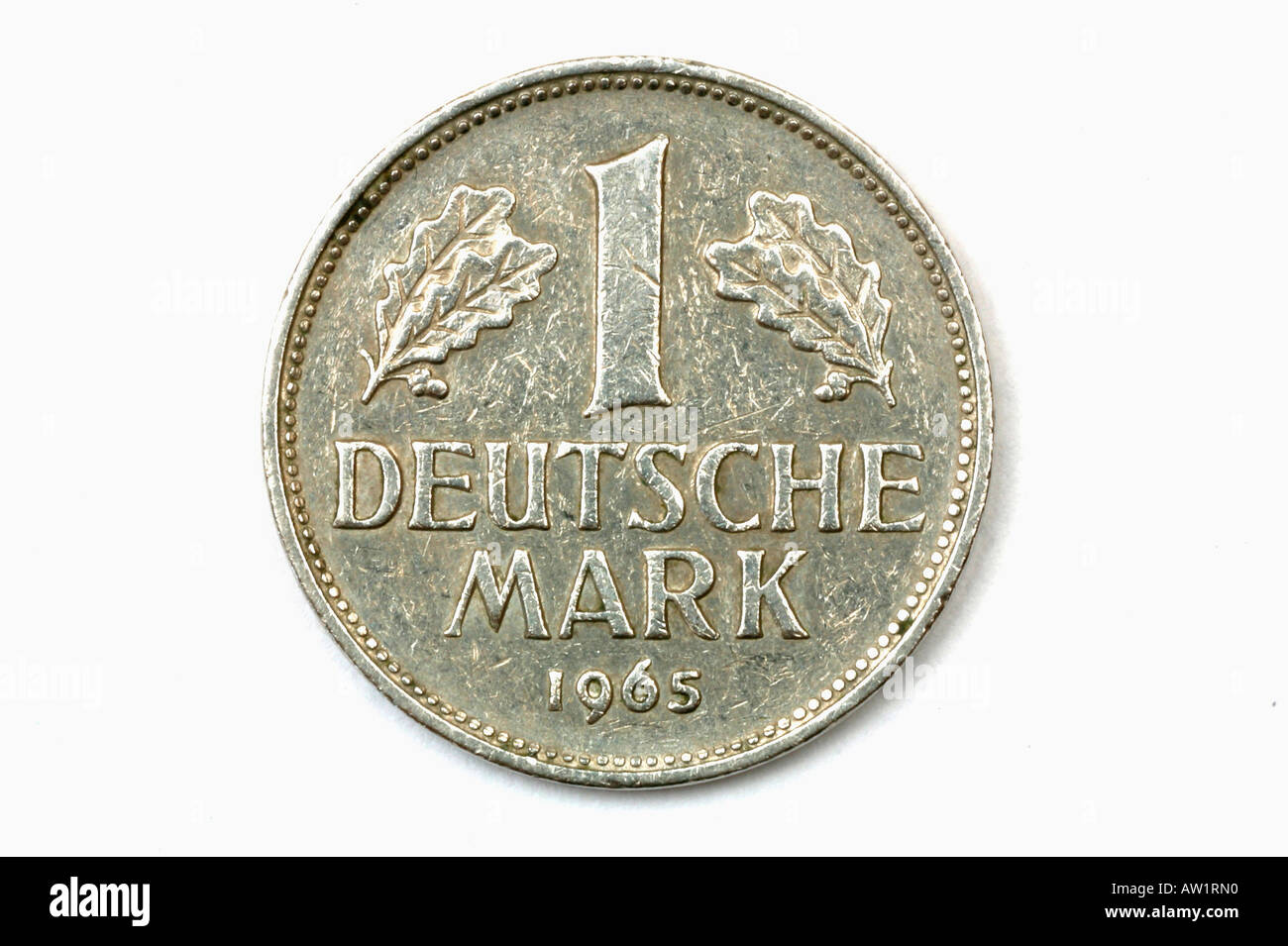 Deutsche Mark, coin Stock Photo