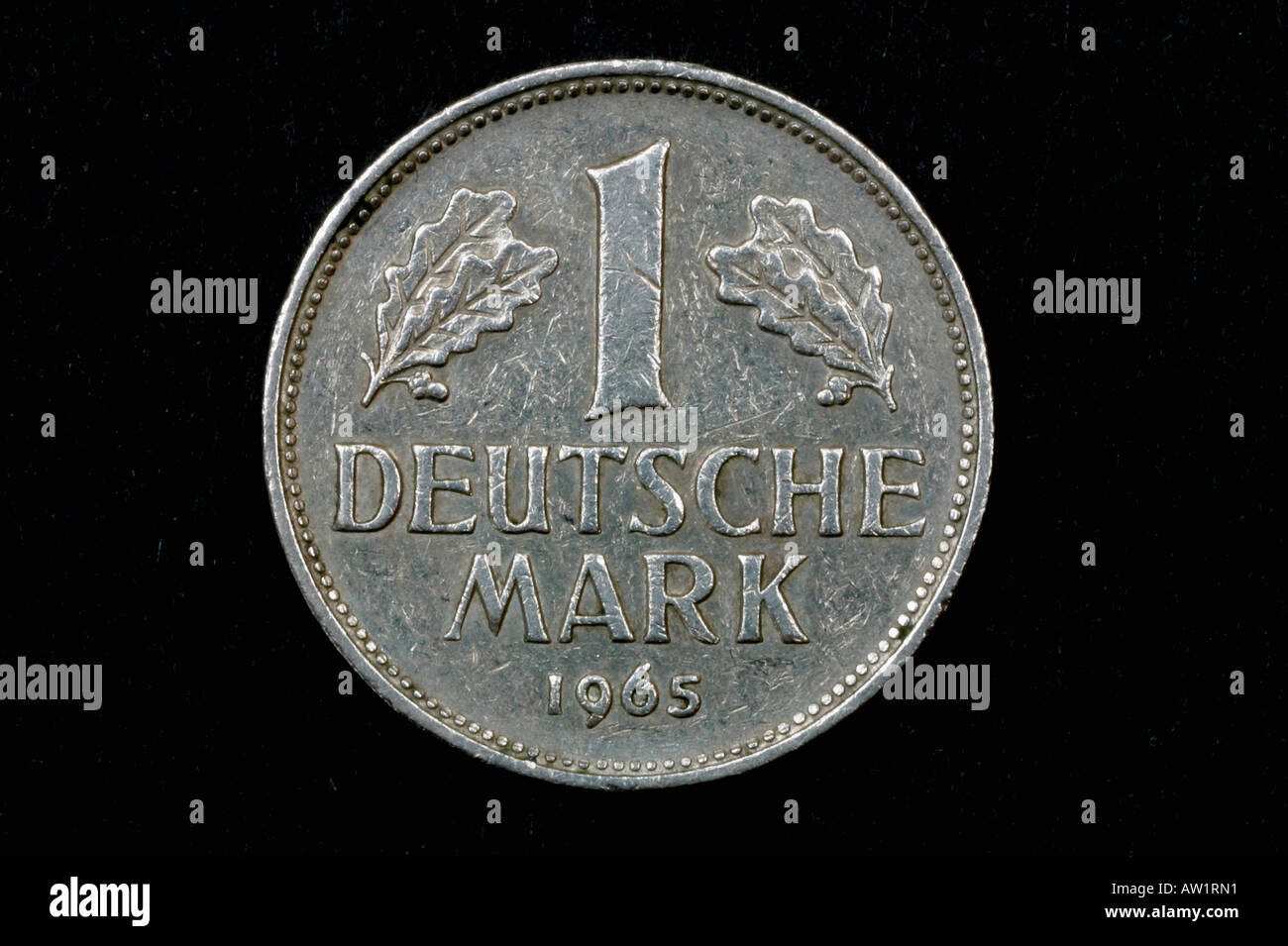Deutsche Mark, coin Stock Photo