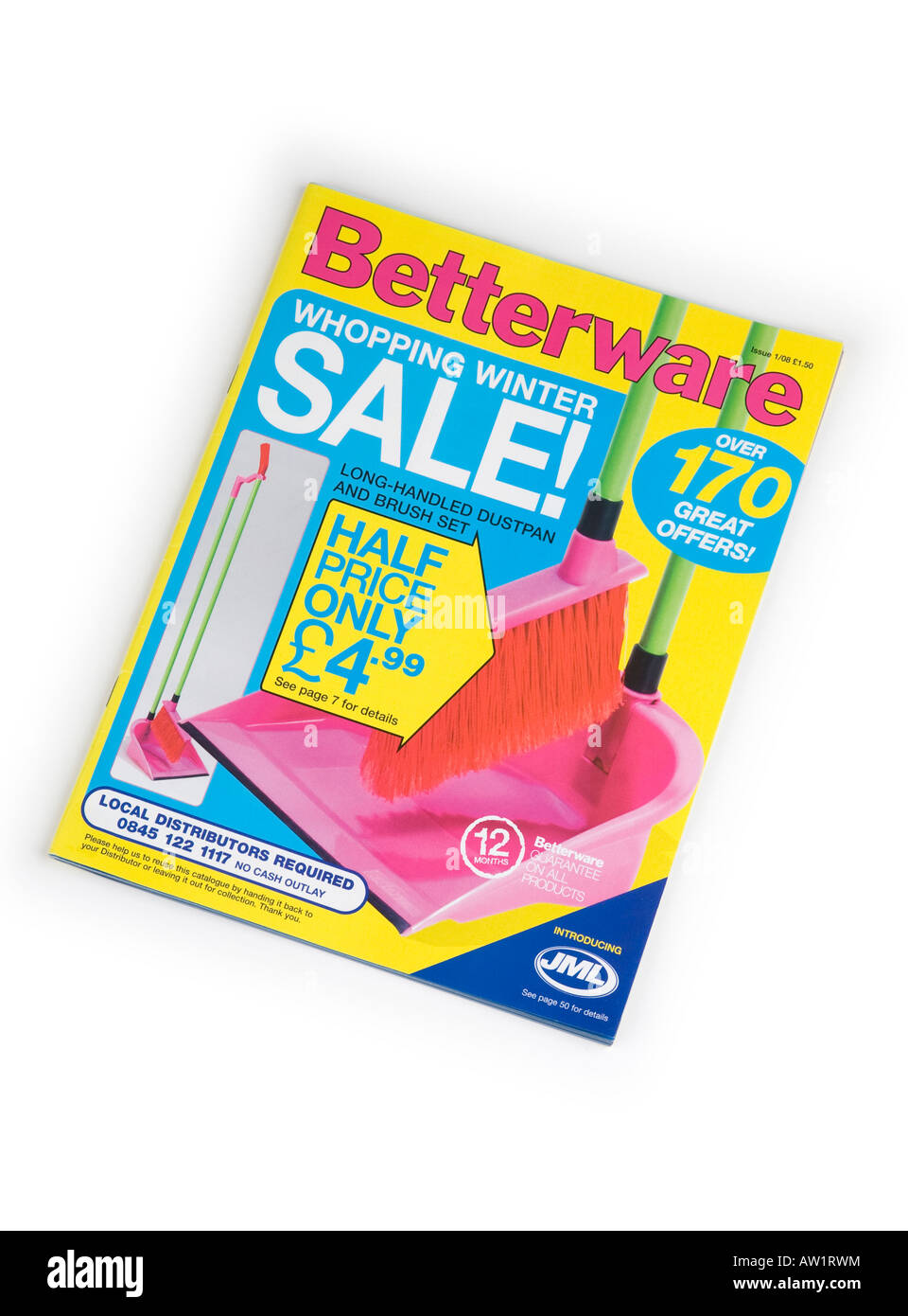Betterware catalogue front cover, from  'door to door' sellers Stock Photo