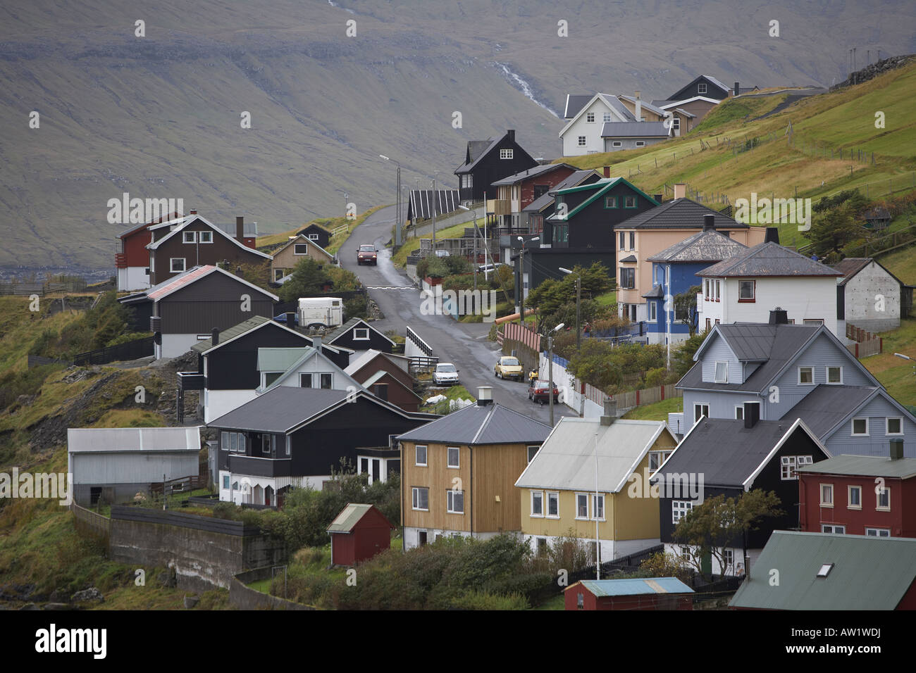 Homes, Suduroy, Faroe Islands Stock Photo Alamy