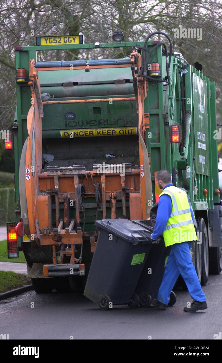 Refuse collection UK Stock Photo Alamy