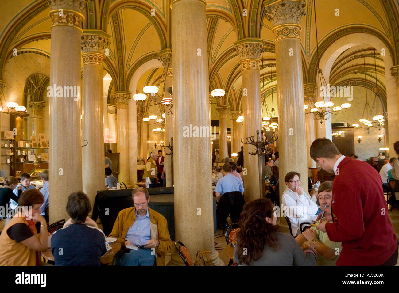 Cafe Central interior Vienna Austria Stock Photo - Alamy