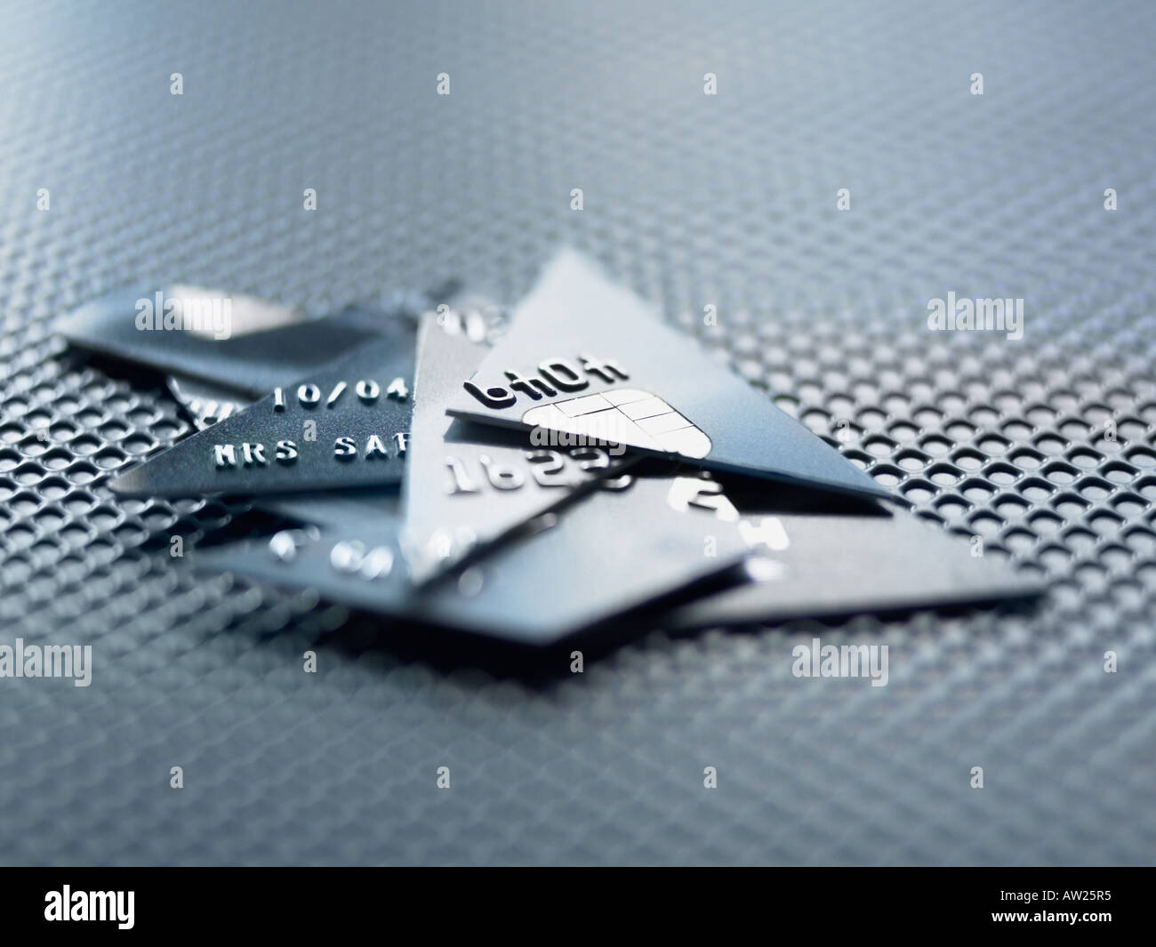 Cut up credit card Stock Photo Alamy