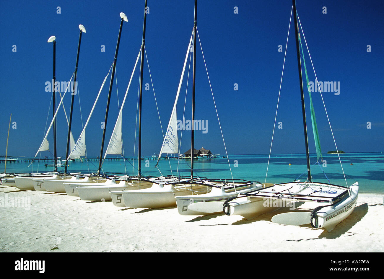 Club Med North Male Atoll Maldives Stock Photo