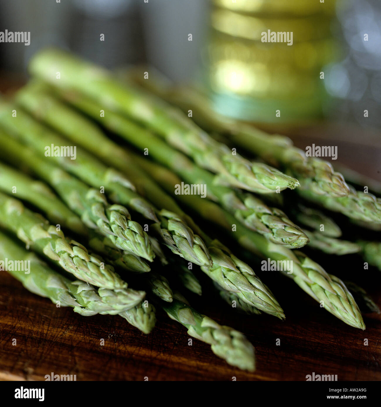 freshly cut asparagus Stock Photo Alamy