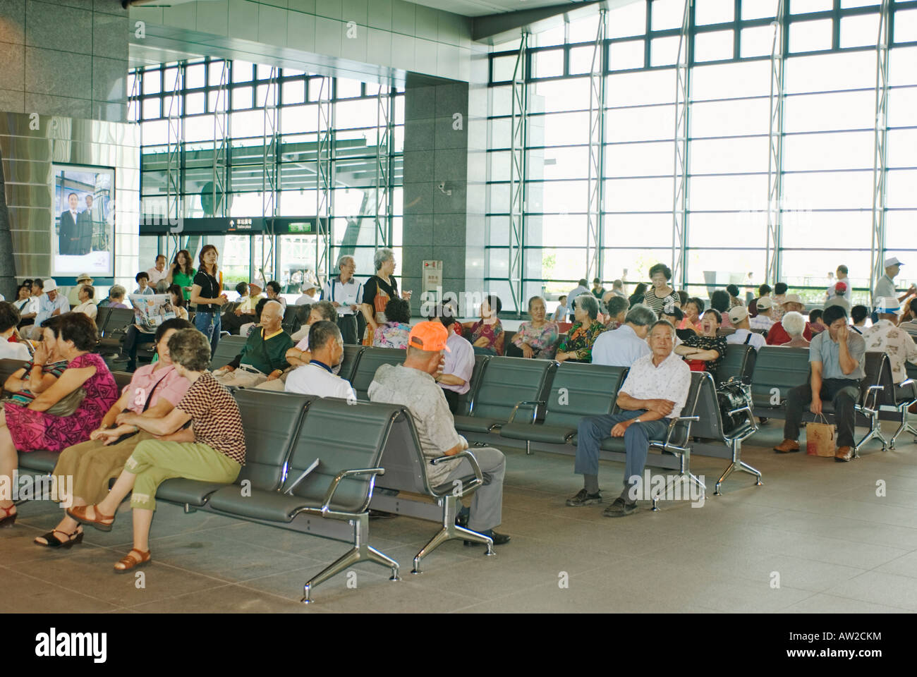 Station Passengers Sitting Station Passengers Sitting