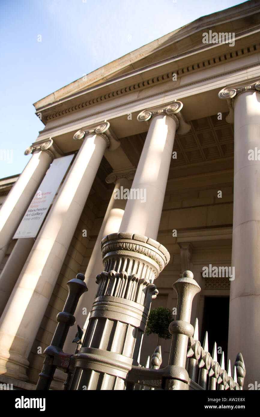 Exterior view of Manchester Art Gallery Stock Photo