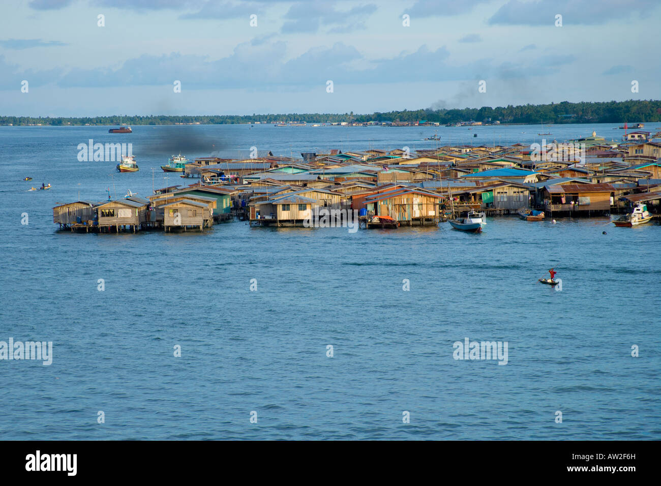 semporna village sabah borneo malaysia stock photo - alamy