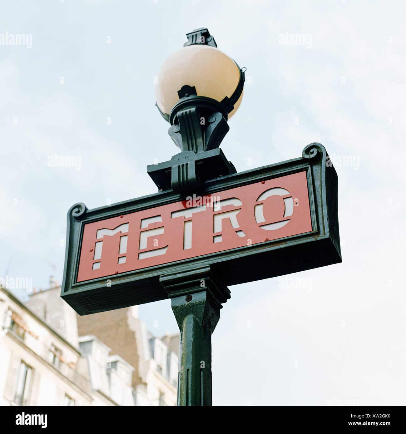 Paris metro sign Stock Photo - Alamy