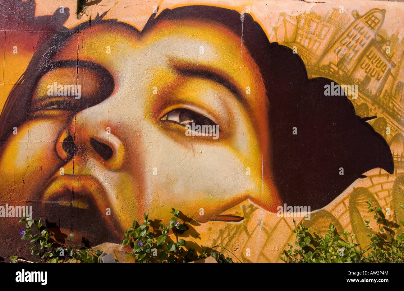 Graffiti on a building in Brighton, England Stock Photo