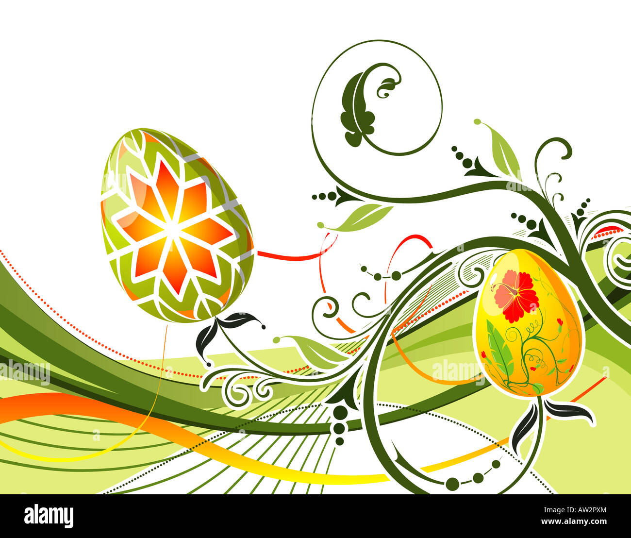 Vector background in style Cut Out Stock Images & Pictures - Alamy