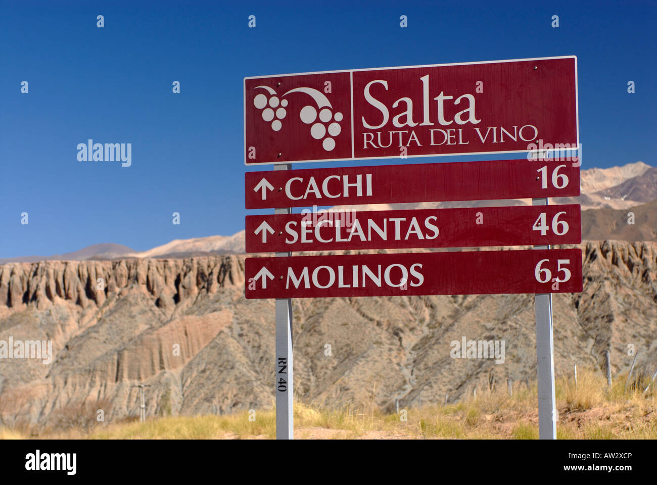 Ruta del Vino, Payogasta, Province of Salta, Argentina, South America Stock Photo