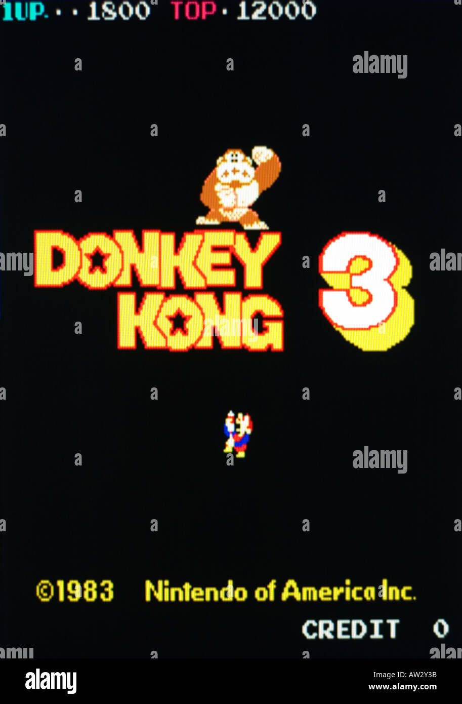 Donkey kong arcade game hires stock photography and images Alamy