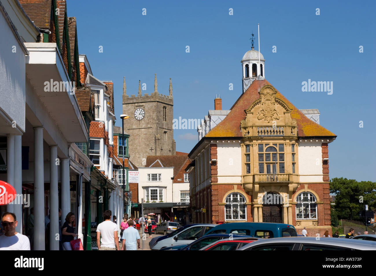 Marlborough town hall Stock Photo Alamy