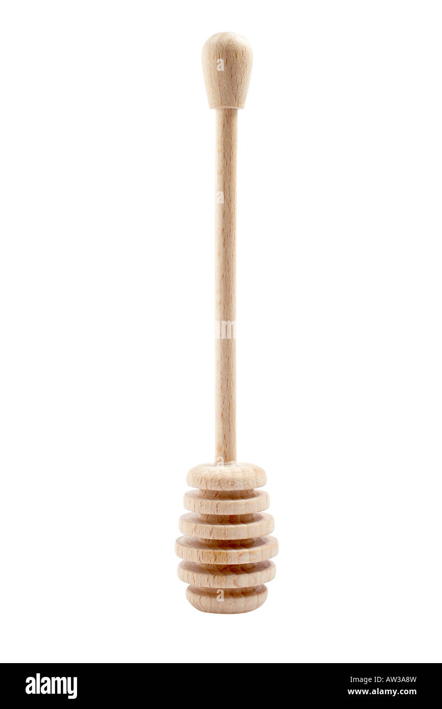 A honey drizzler isolated on white background Stock Photo Alamy