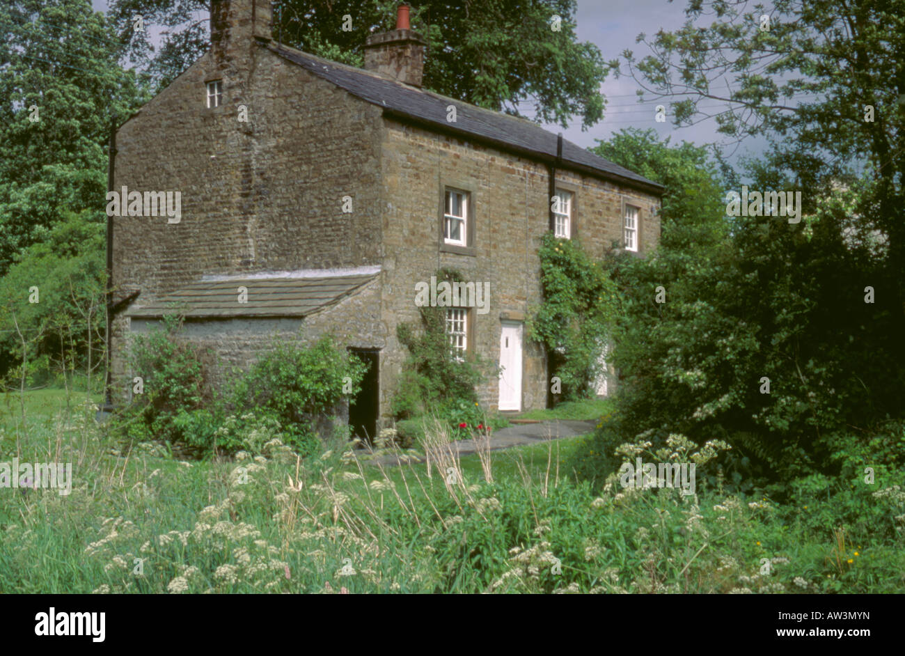 Pair of old stone houses, BoltonbyBowland, ForestofBowland, Ribble