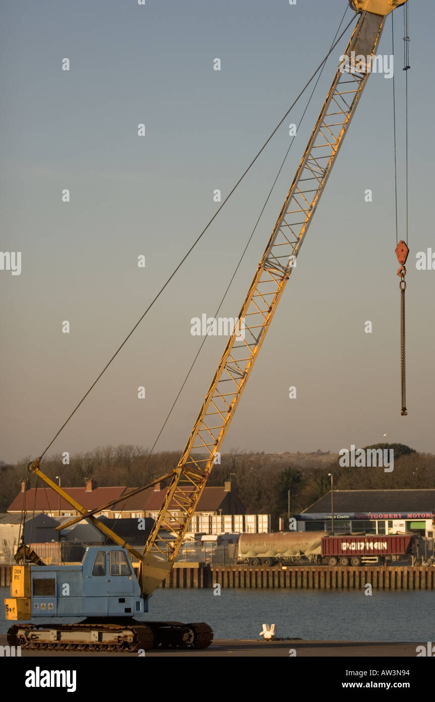 Large mechanical crane Stock Photo Alamy
