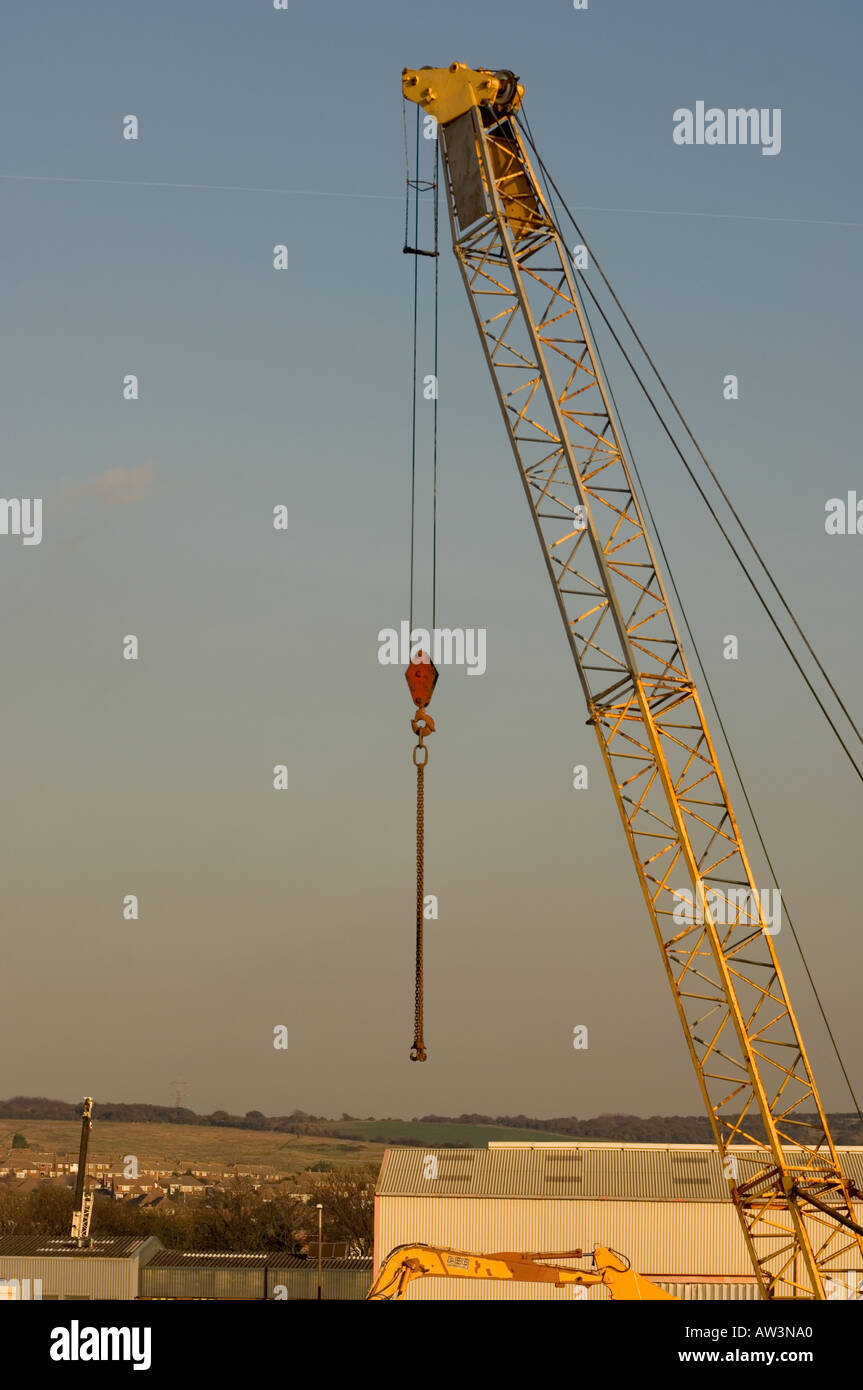 Large mechanical crane Stock Photo Alamy
