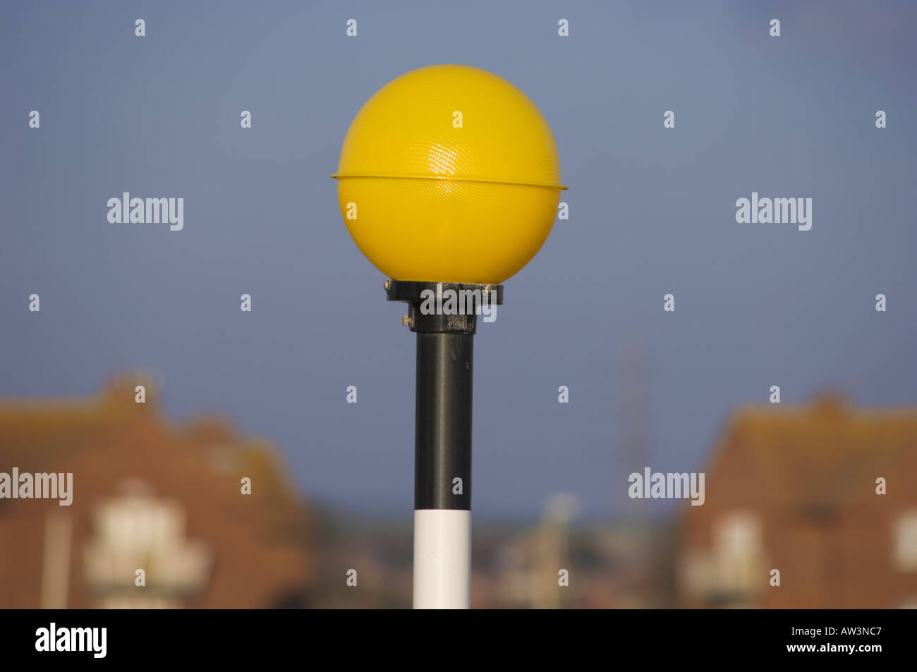 zebra crossing yellow ball Belicia Beacon lights Stock Photo Alamy