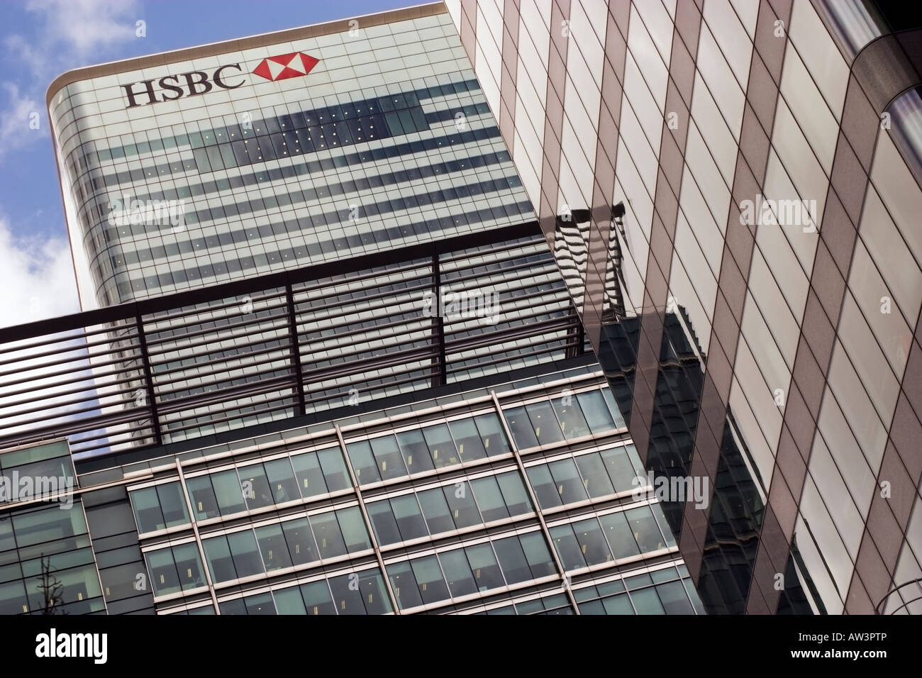 HSBC Headquarters And Modern Architecture, Canary Wharf, London Stock