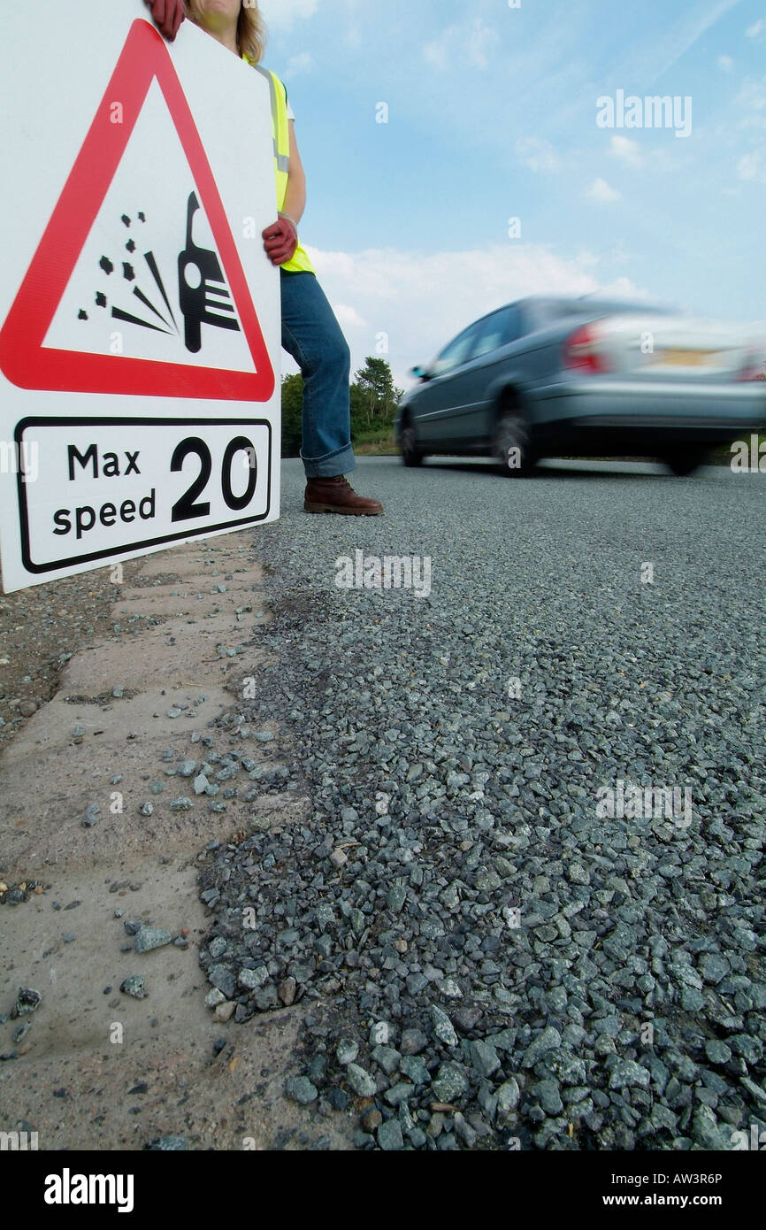 loose-road-surface-high-resolution-stock-photography-and-images-alamy