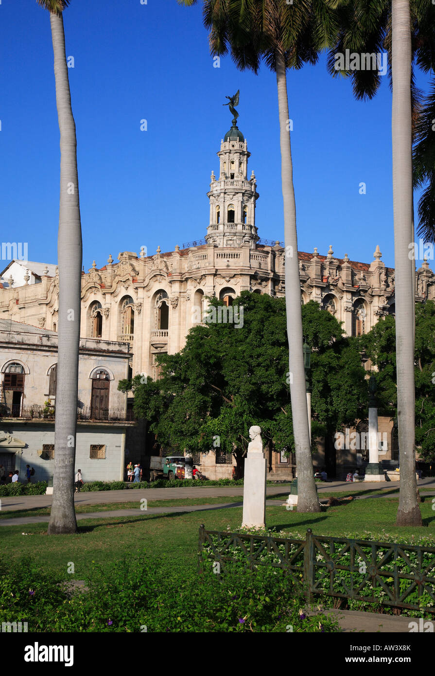 Garcia Lorca Theater Altstadt von Havanna Havana Habana Kuba Stock Photo