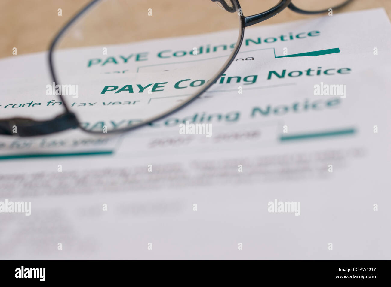 Paye Coding Notice Pay As You Earn Stock Photo Alamy Paye Coding Notice Pay As You Earn Stock Photo Alamy